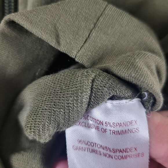 Lole Zip Up Sweatshirt S Womens Green Full Zip Long Sleeve Embroidered Pockets - Picture 8 of 9